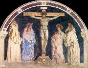 Andrea del Castagno Crucifixion  jju oil on canvas